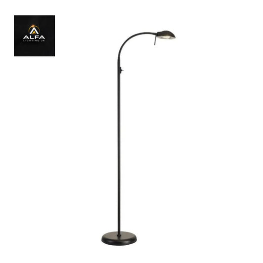 Deco | Bamberg | Floor Lamp | 1 Light G9 | Satin Black | D0795 - CLEARANCE