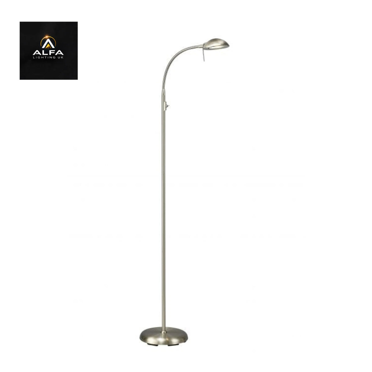 Deco | D0120 | Bamberg | Floor Lamp | 1 Light G9 | Satin Nickel - CLEARANCE