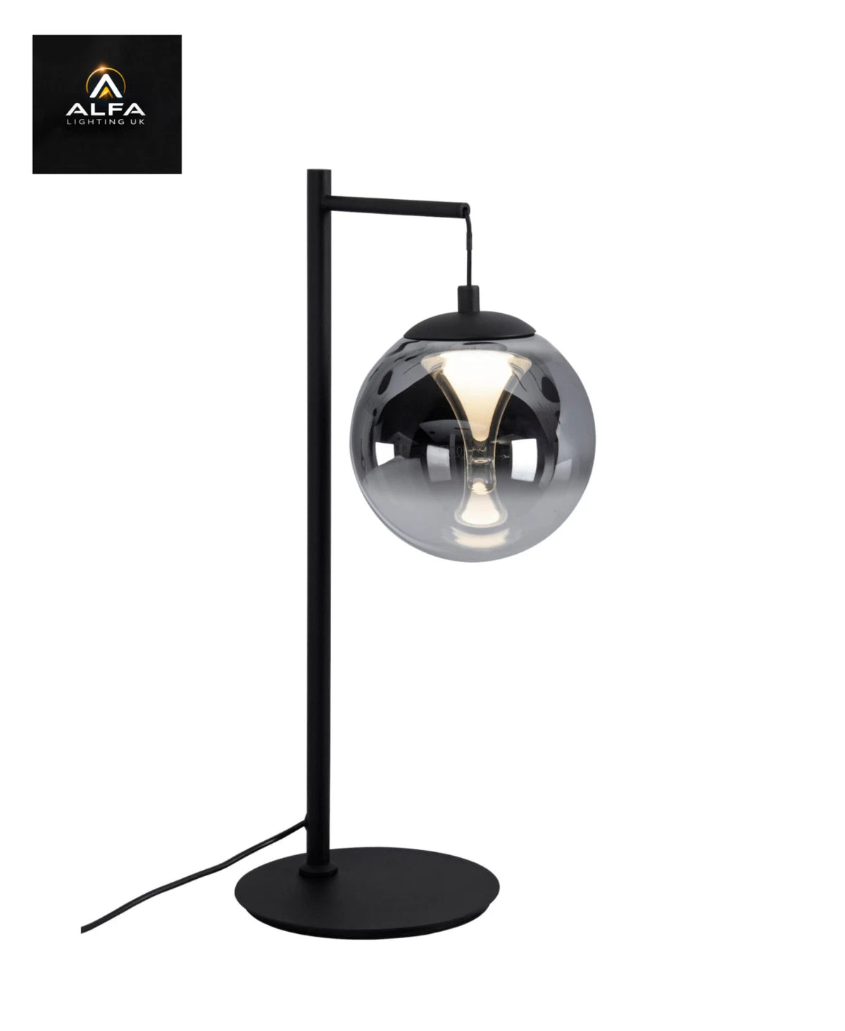 Bravo Lighting | BL14908 | Milan | 1 Light LED | Table Lamp | Sandy Black - CLEARANCE